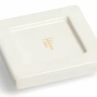 Set de 2 tavite portelan pentru piramida de ceai Tea Forte