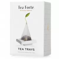 Set de 2 tavite portelan pentru piramida de ceai Tea Forte