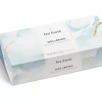 Cutie cu 10 piramide de ceai Petite Ribbon Box colectia Wellbeing Tea Forte