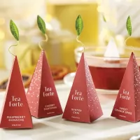 PACHET CU 40 DE PIRAMIDE DE CEAI TEA CHEST WARMING JOY  TEA FORTE