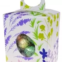 Cutie cu oua din ciocolata belgiana Valentino Easter Window Eggs Box 250 G