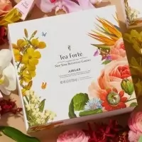 Cufar cu 40 piramide de ceai Jubilee Tea Forte