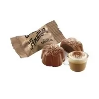 Bomboane de ciocolata cu lapte cu crema de cappuccino Amatller  72g