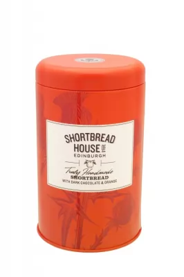 Biscuiti artizanali cu unt, portocala si fulgi de ciocolata Shortbread 140g