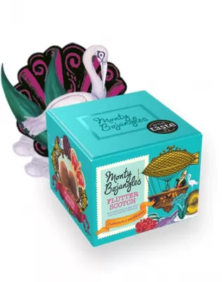 Trufe de ciocolata cu lapte si caramel sarat Monty 100g