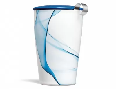 Cana ceramica Kati Blue cu infuzor 350ml Tea Forte