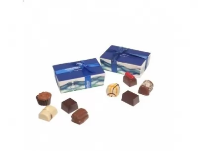 Cutie cu 8 praline asortate de ciocolata belgiana  Valentino Ballotin Classic 125g