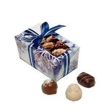 Cutie cu praline asortate de ciocolata belgiana Ice Crystals Valentino 200g