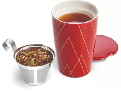 Cana ceramica Kati Warming Joy cu infuzor 350ml Tea Forte