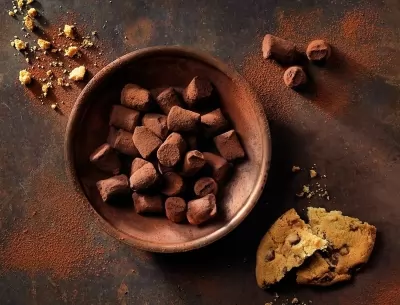 Trufe de ciocolata cu cu sare de mare Monty 100g