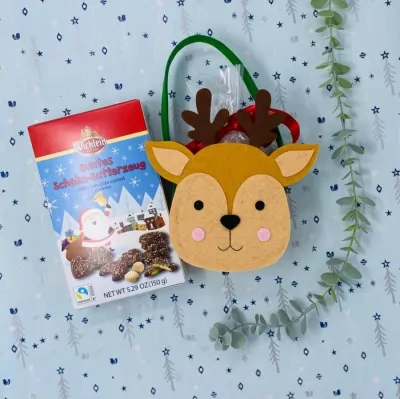 Pachet cadou praline Valentino si turta dulce