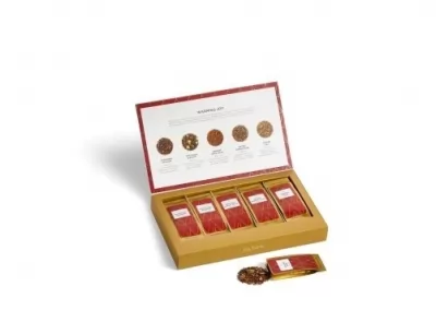 Pachet cadou cu ceai Tea Forte, cana ceramica si biscuiti artizanali Shortbread