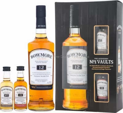 BOWMORE 12 ani VAULTS SET 0.7l 40.2%