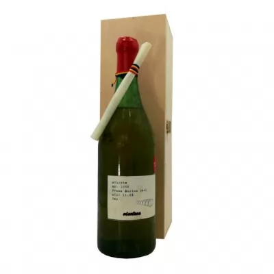 Vin alb Aligote Bucium 1986 in cutie de lemn