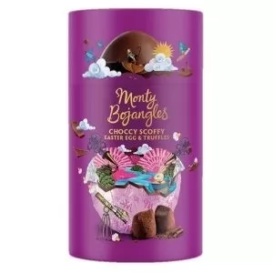 Ou de Paste din ciocolata cu trufe Choccy Scoffy Easter egg Monty Bojangles 175g