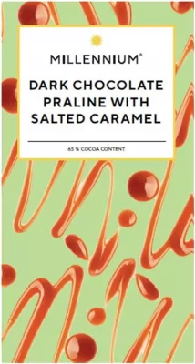 Millennium tableta de ciocolata cu caramel sarat 100 G