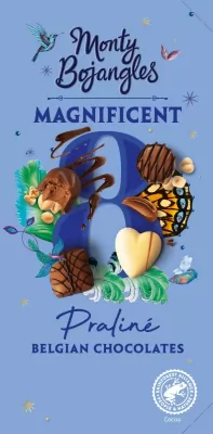 Magnificient 8 cu 4 sortimente de praline 110 G Monty Bojangles