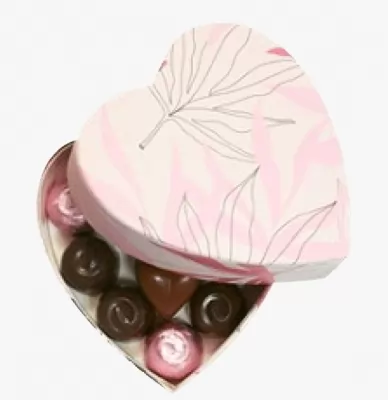 Praline ciocolata belgiana Valentino Young Love Heart 135 G