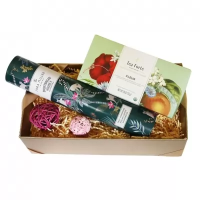 Pachet cadou cu ceai  Tea Forte si biscuiti Shortbread Noble Gift