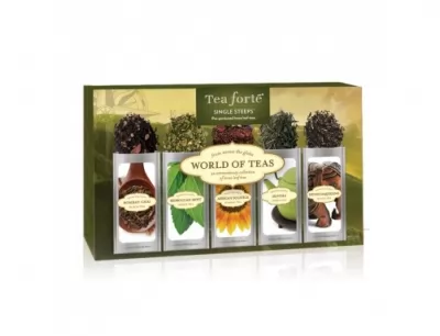 Cutie cu 15 infuzii de ceai World of Teas Tea Forte